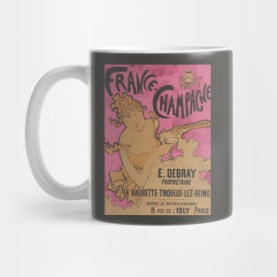 French Woman Drinking Adverisement Art Mug